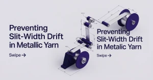 Preventing Metallic Yarn Oxidation and Slit Drift