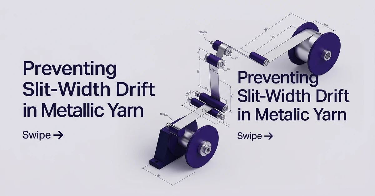 Preventing Metallic Yarn Oxidation and Slit Drift visual 1